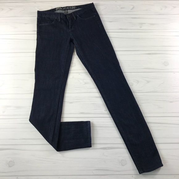 Madewell Denim - Madewell Dark Wash Skinny Jeans 26x32
